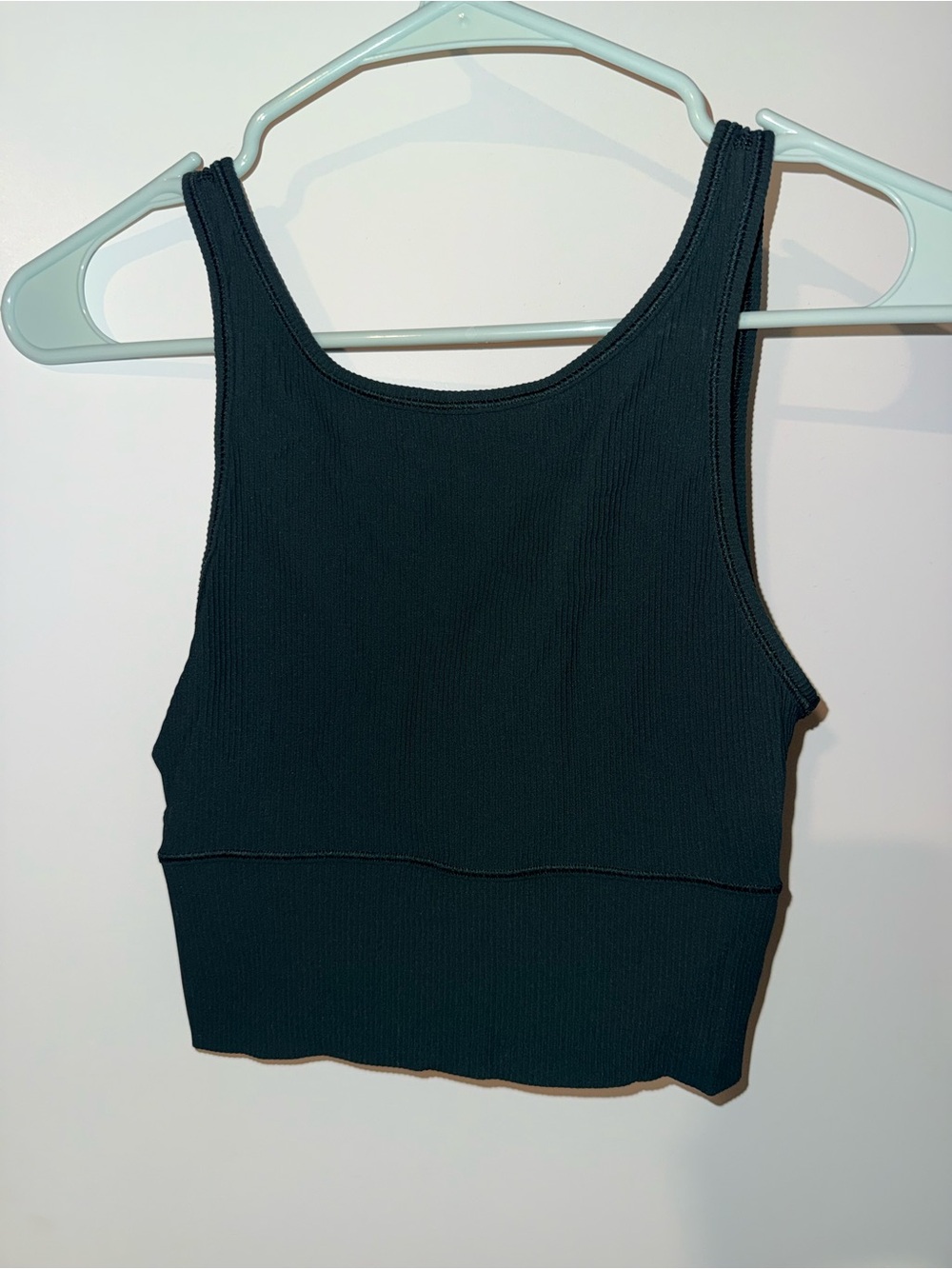 Lululemon Ribbed Scoop Neck Crop Tank